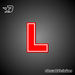 Learner Driver Sticker F Learner Driver Sticker F
